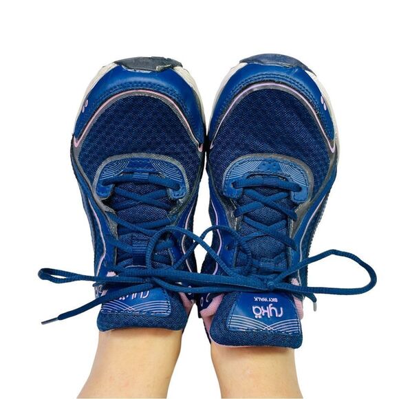 Ryka Navy & Lilac Sky Walk Walking Shoes - Size 7 - Picture 7 of 16